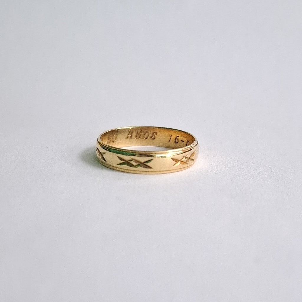 ARGOLLA ORO 18 K 4,90 GRMS (SEMINUEVO)