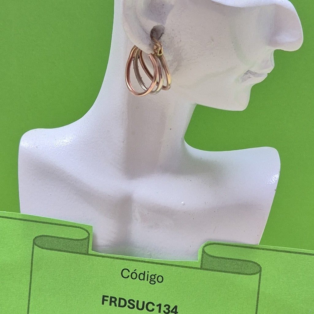 ARETES PAR ORO 10 K 1.6 GRMS (SEMINUEVO)