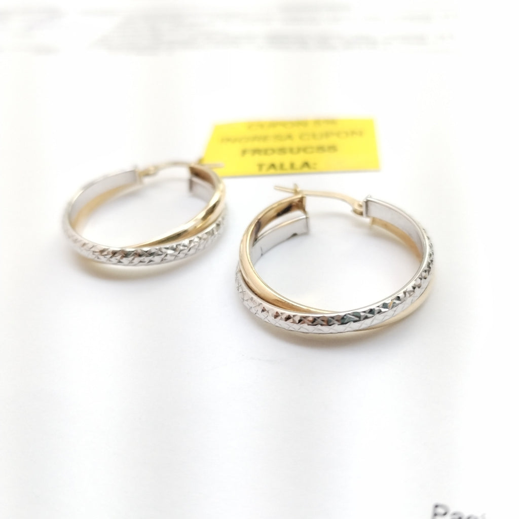 ARRACADAS PAR ORO 14 K 3.2 GRMS (SEMINUEVO)