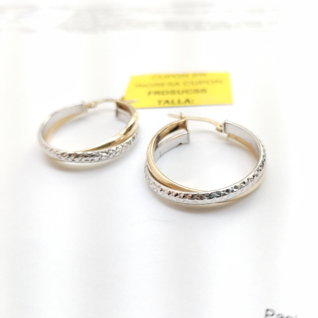 ARRACADAS PAR ORO 14 K 3.2 GRMS (SEMINUEVO)