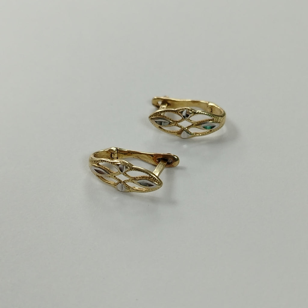 ARETES PAR ORO 14 K 2,00 GRMS (SEMINUEVO)