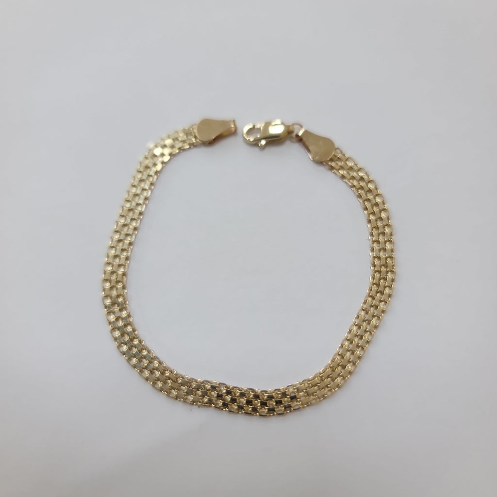 PULSERA ESPECIAL 14K 18 CM 4.7 GR (NUEVO)