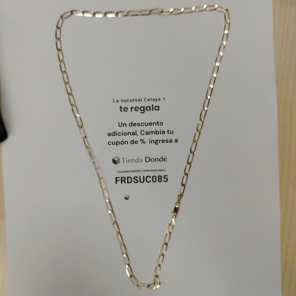 CADENA ESLABONES 14K 60 CM 10.6 GR (NUEVO)