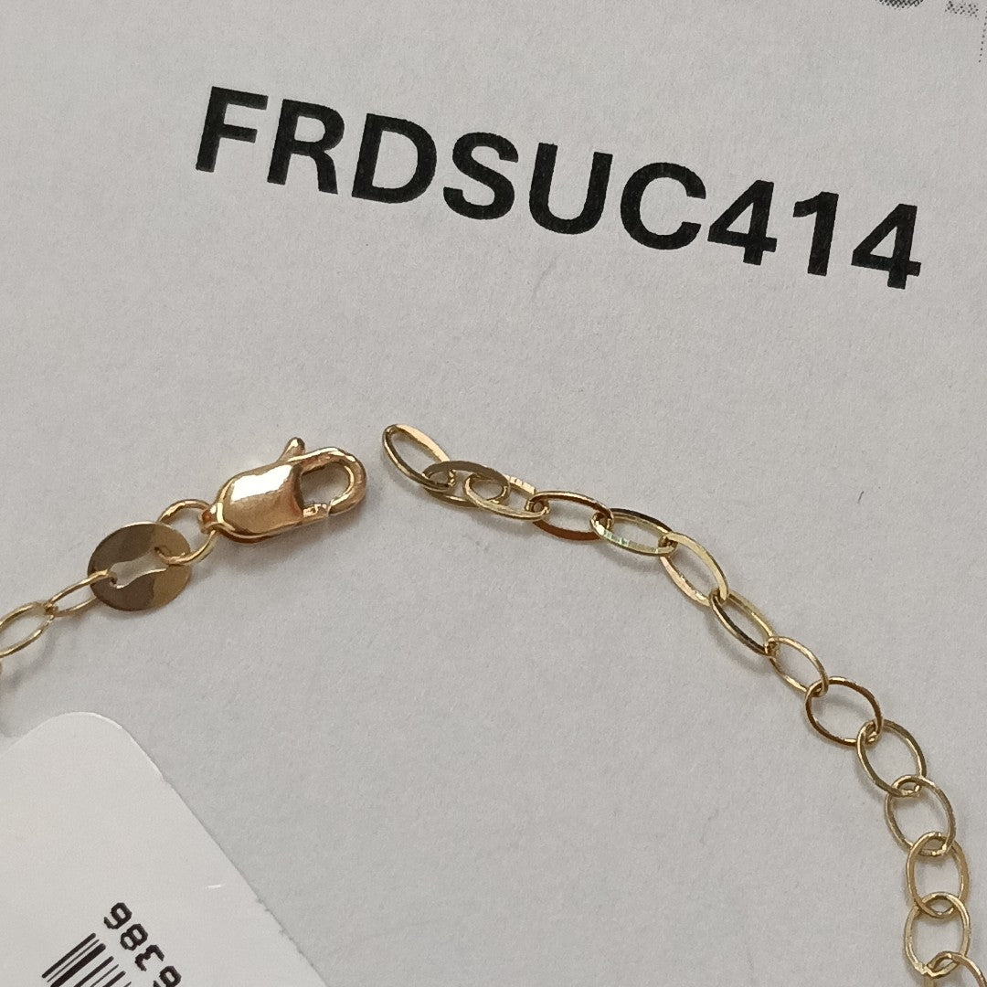PULSERA ESPECIAL 14K 21 CM 1.8 GR (NUEVO)