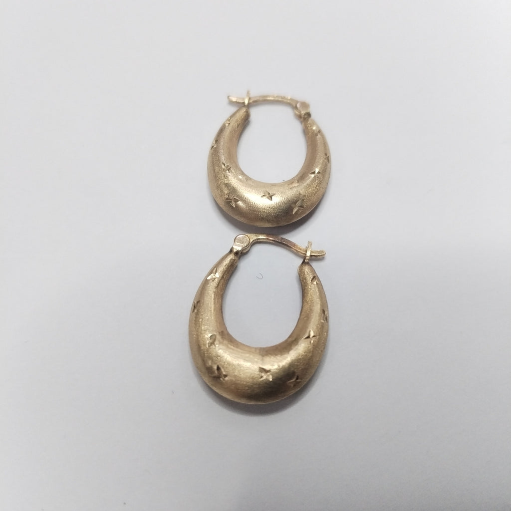 ARRACADAS PAR ORO 14 K 1.5 GRMS (SEMINUEVO)