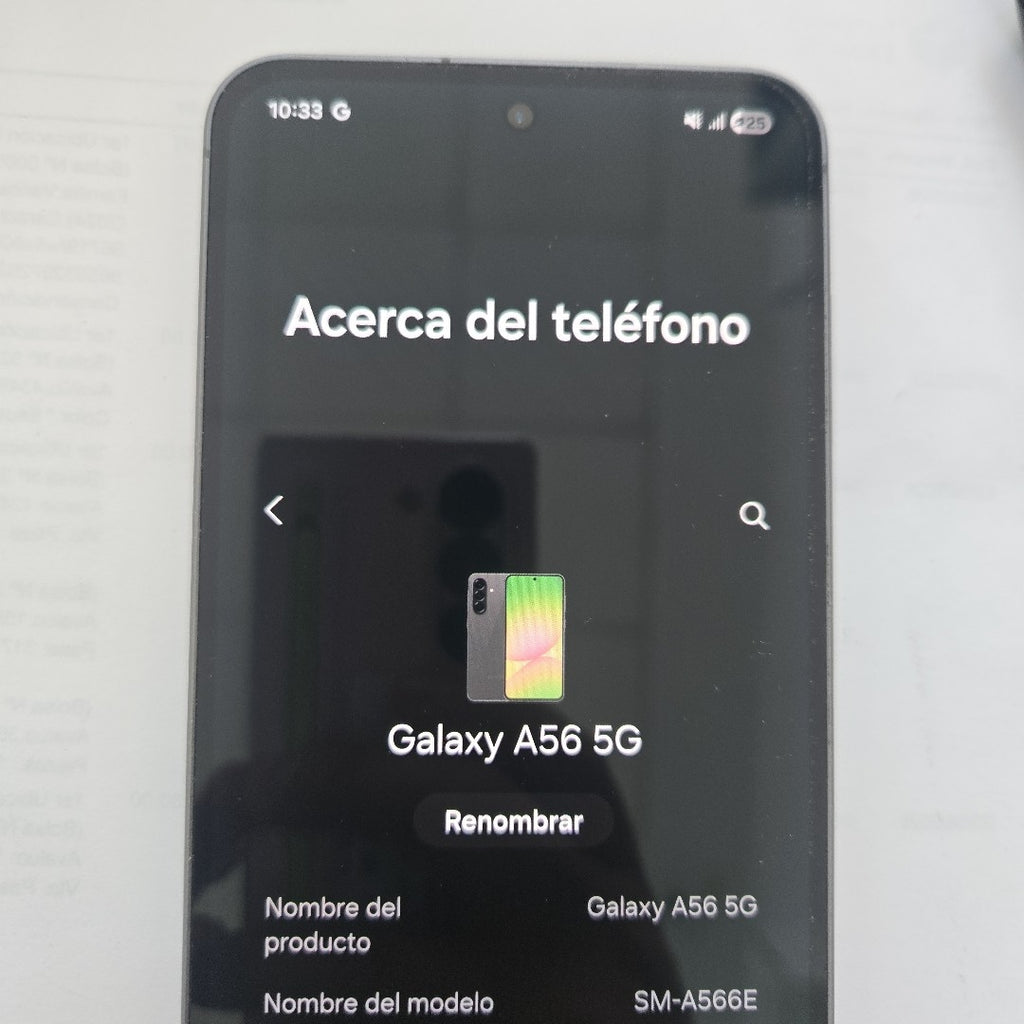 CELULAR SAMSUNG GALAXY A56 SM-A566E (2025) 256 GB 8 GB RAM (SEMINUEVO)
