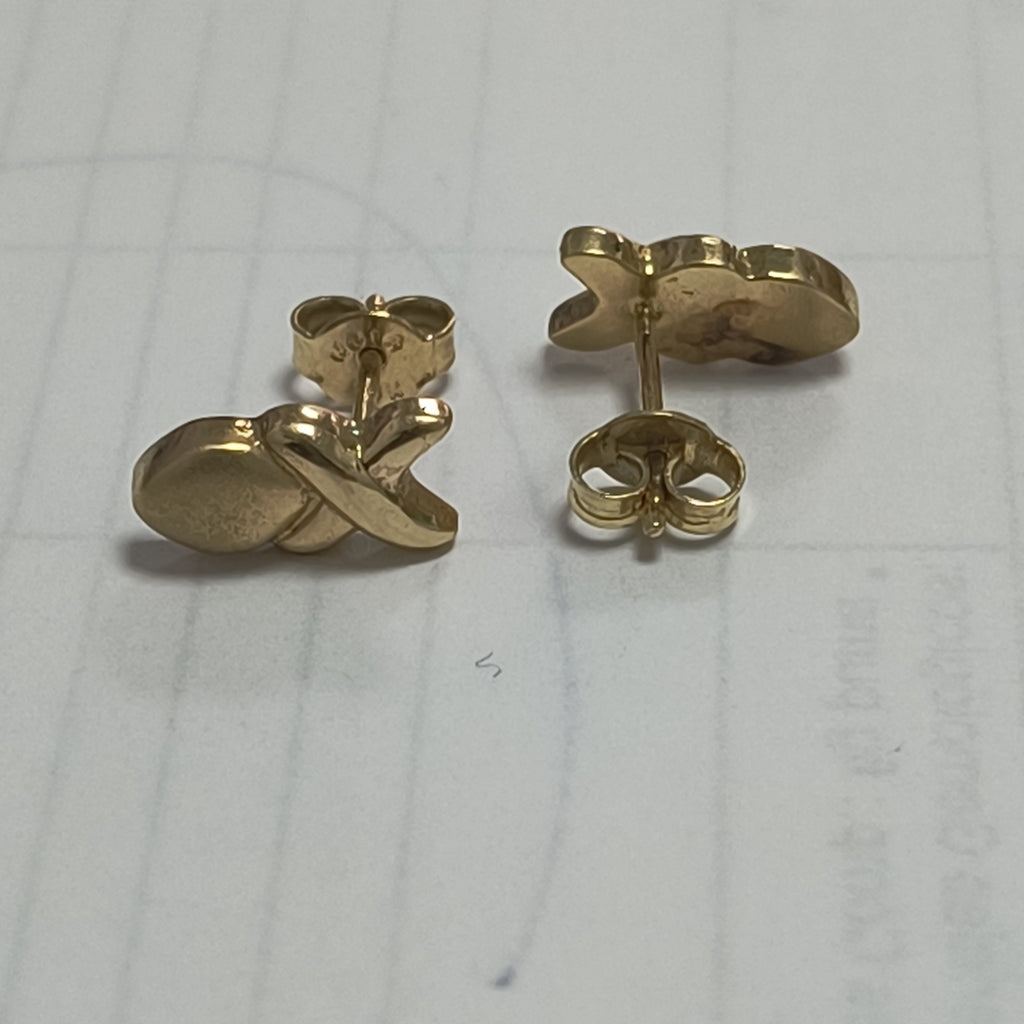 ARETES PAR ORO 14 K 1.6 GRMS (SEMINUEVO)