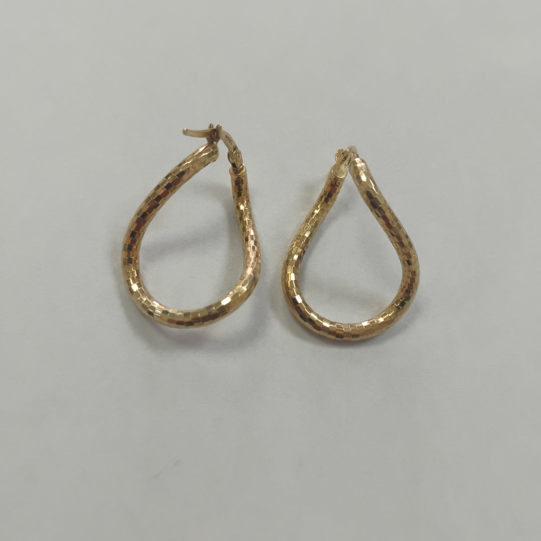 ARRACADAS PAR ORO 10 K 1.7 GRMS (SEMINUEVO)