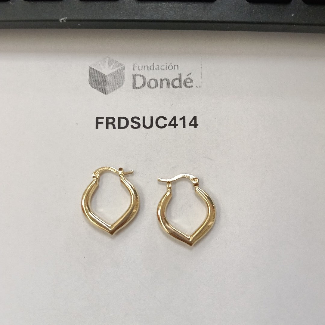ARETES ARRACADAS 14K 2.1 GR (NUEVO)