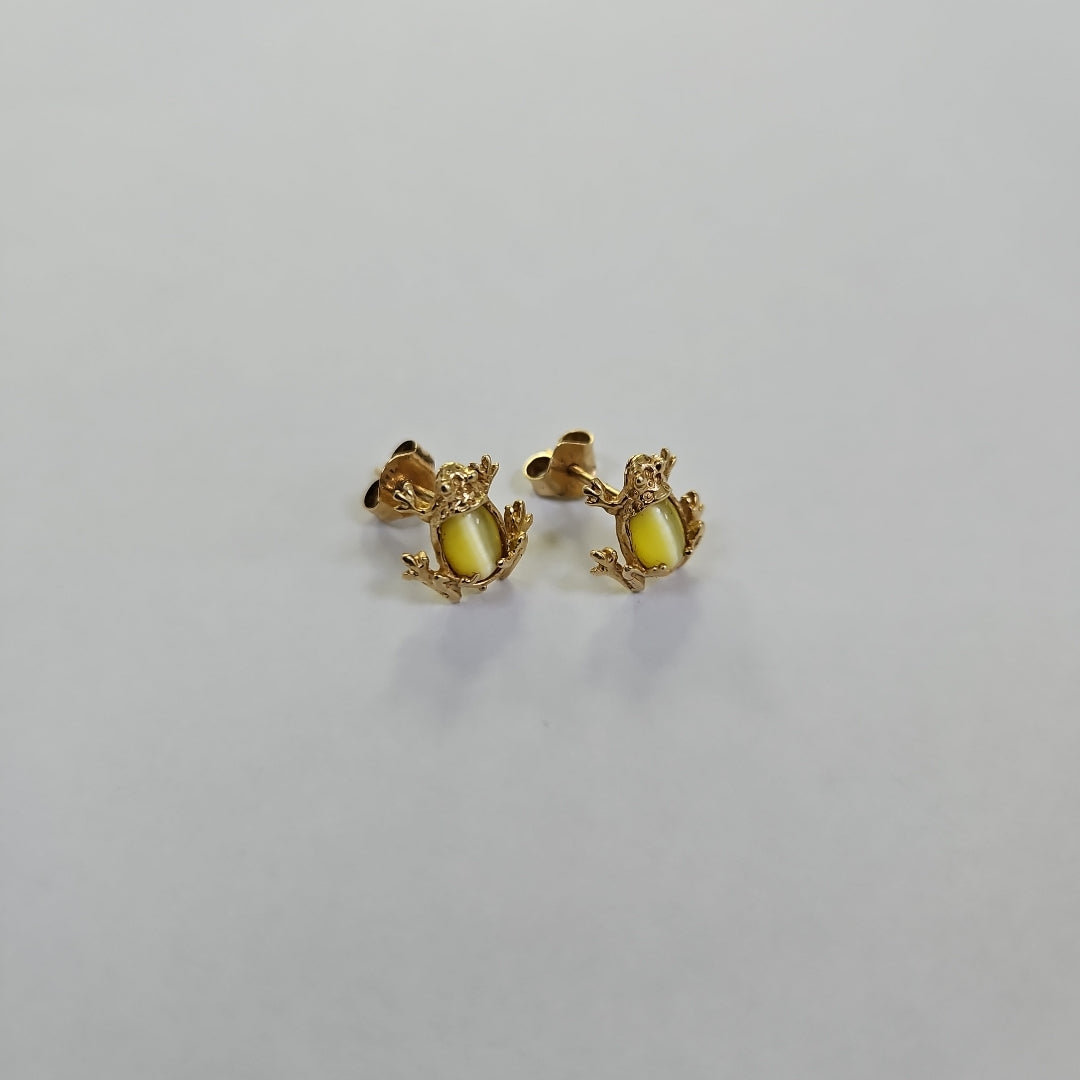 ARETES PAR ORO 14 K 2 GRMS (SEMINUEVO)