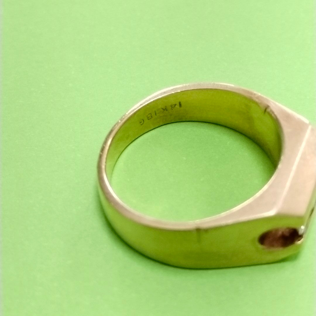 ANILLO ORO 14 K 9 GRMS (SEMINUEVO)