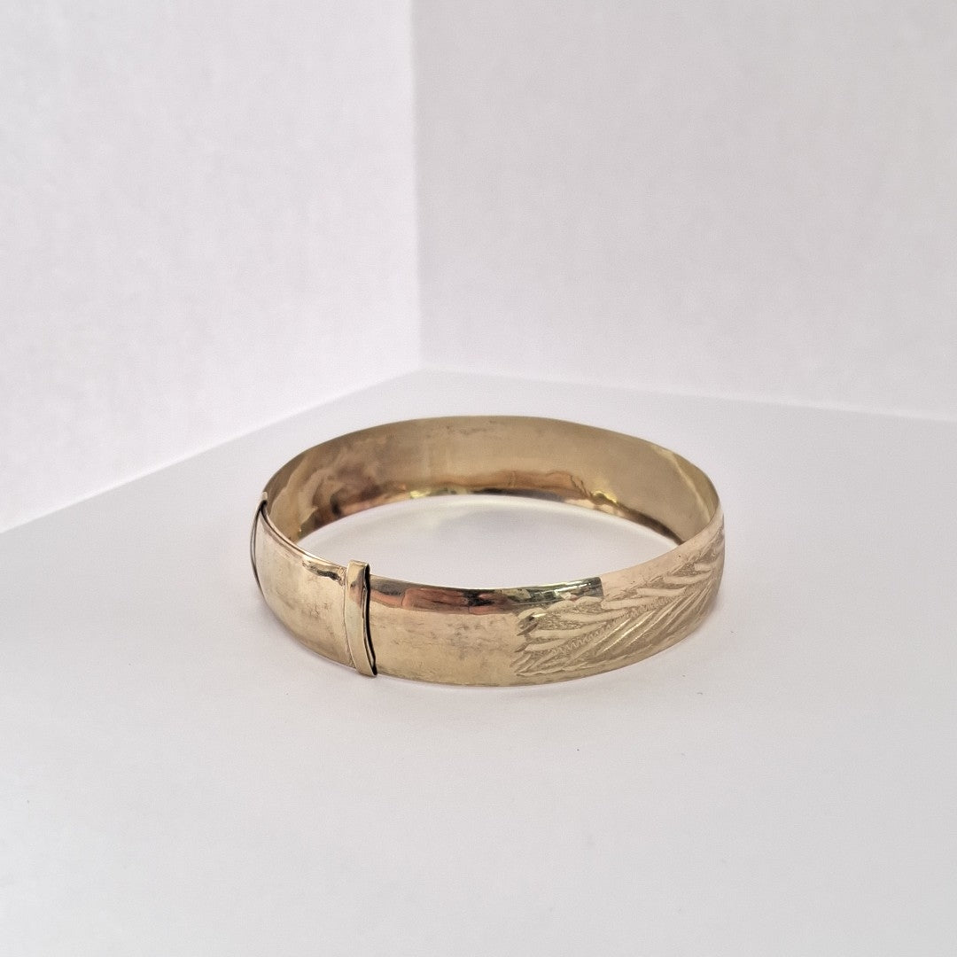 PULSERA RIGIDA ORO 10 K 10 GRMS (SEMINUEVO)