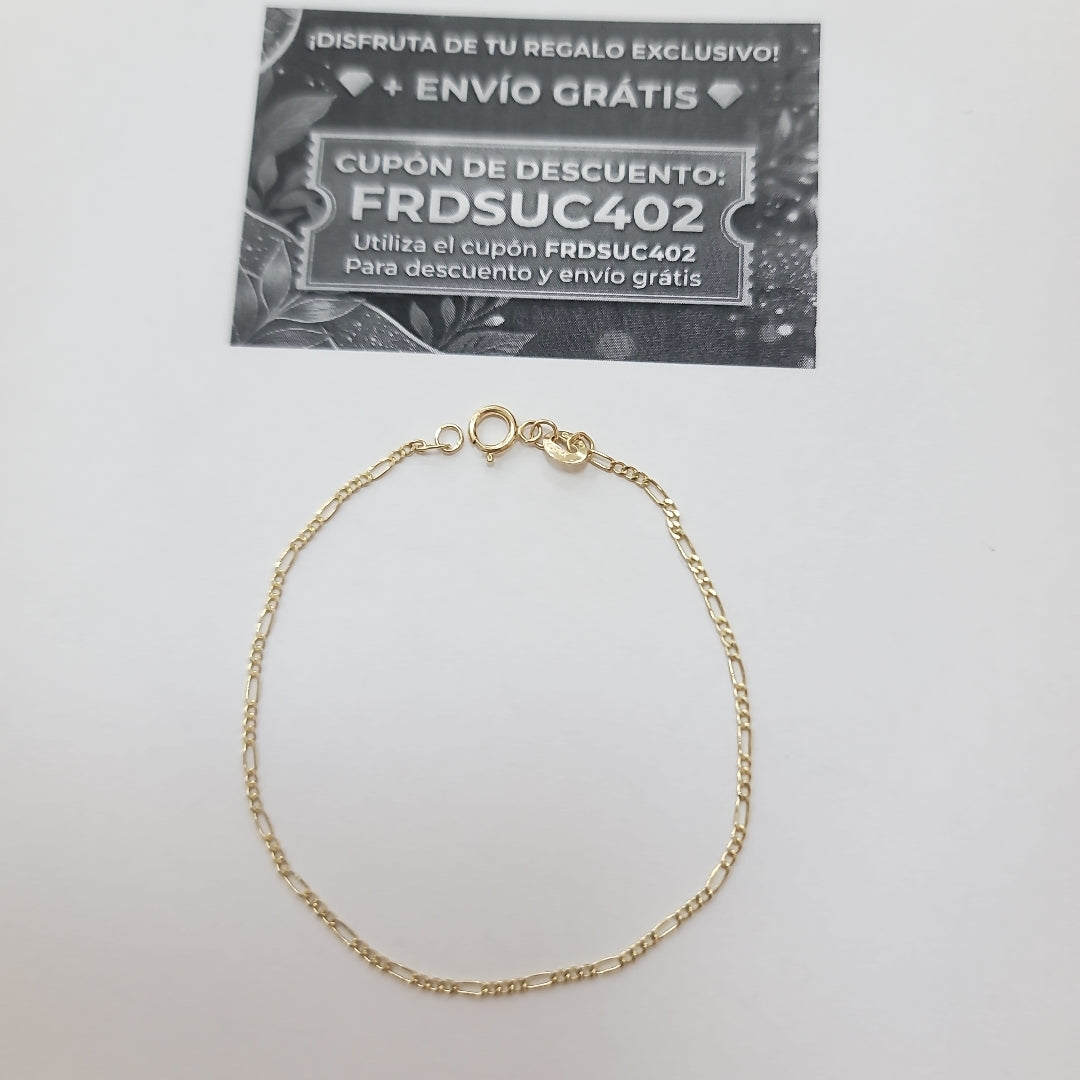 PULSERA 3X1 14K 18 CM 0.9 GR (NUEVO)