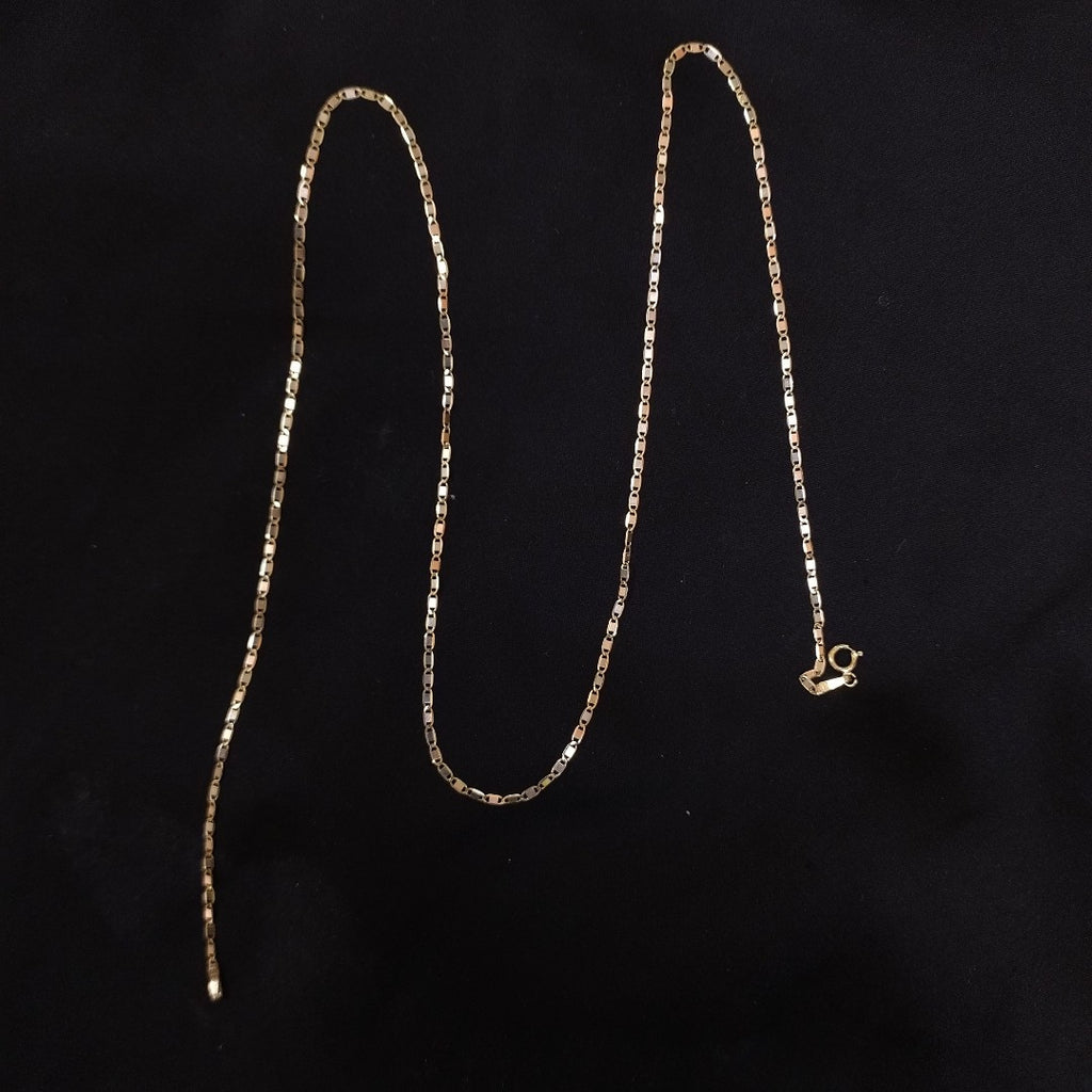 CADENA ORO COMBINADO 14 K 1.5 GRMS (SEMINUEVO)