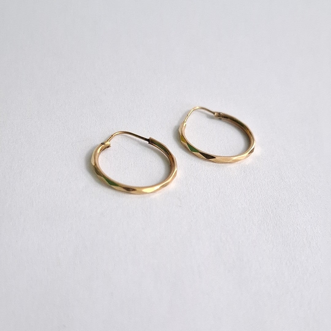 ARRACADAS PAR ORO 14 K 1.1 GRMS (SEMINUEVO)