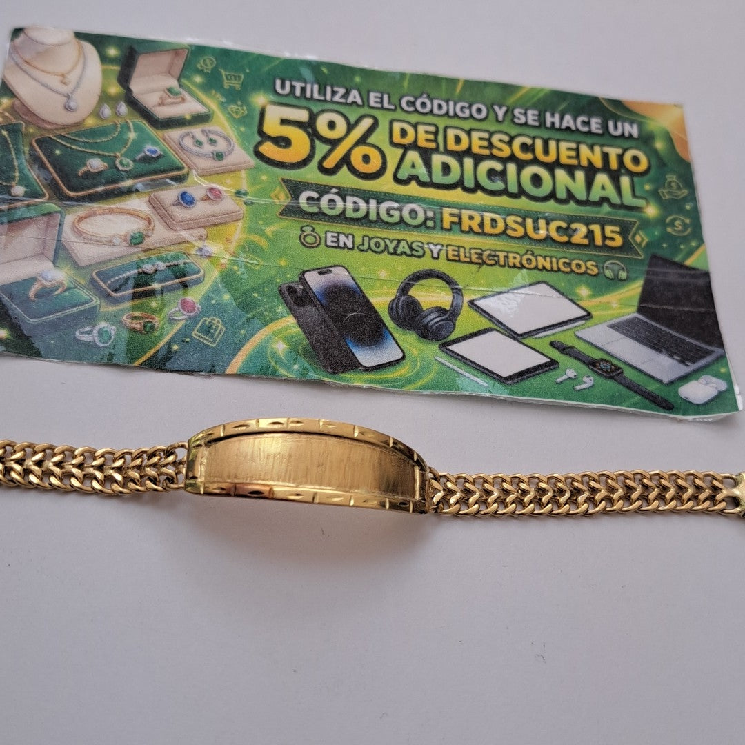 ESCLAVA ORO 10 K 9.7 GRMS (SEMINUEVO)