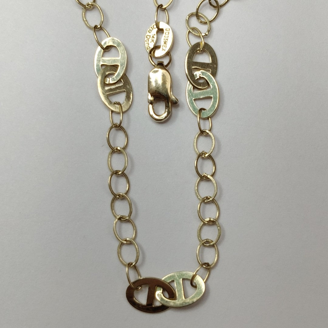 PULSERA ESPECIAL 14K 21 CM 1.9 GR (NUEVO)