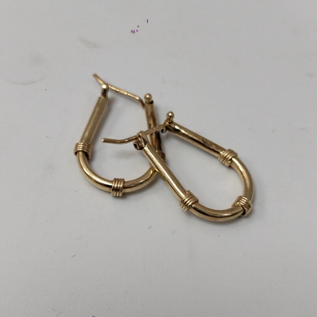 ARRACADAS PAR ORO 14 K 2.7 GRMS (SEMINUEVO)