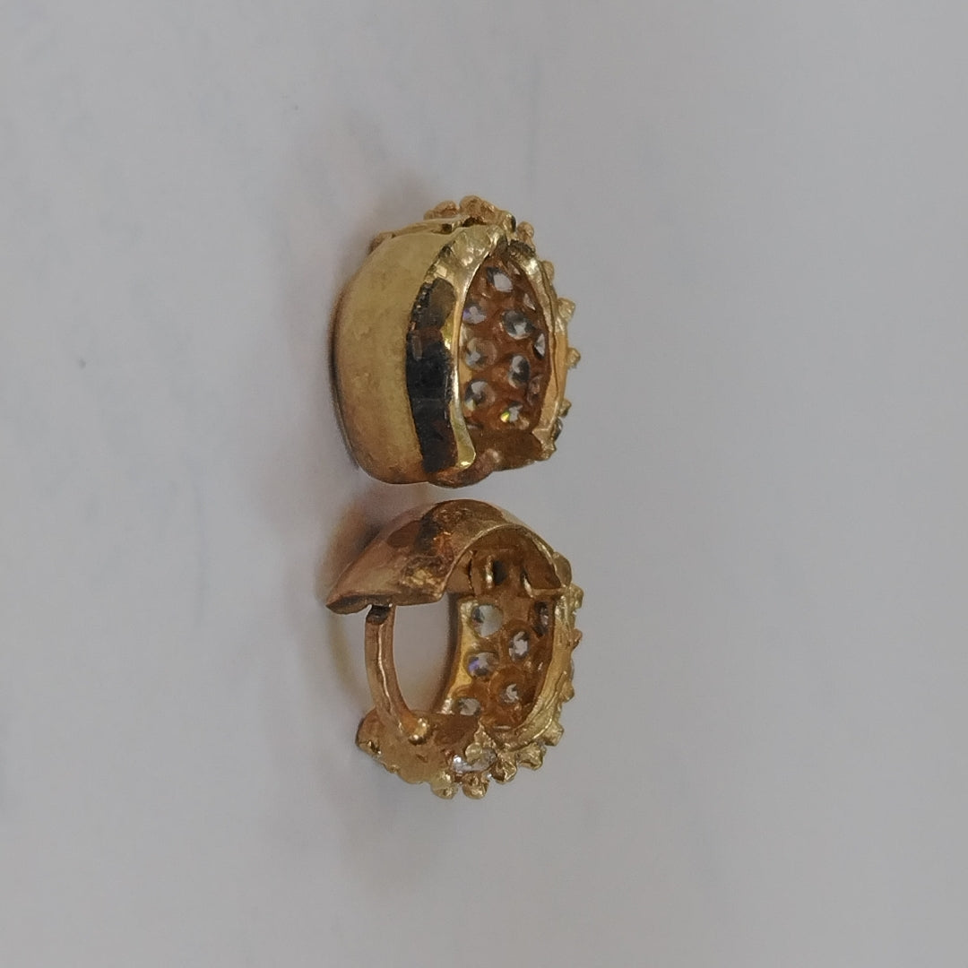 ARETES PAR ORO 10 K 2,10 GRMS (SEMINUEVO)