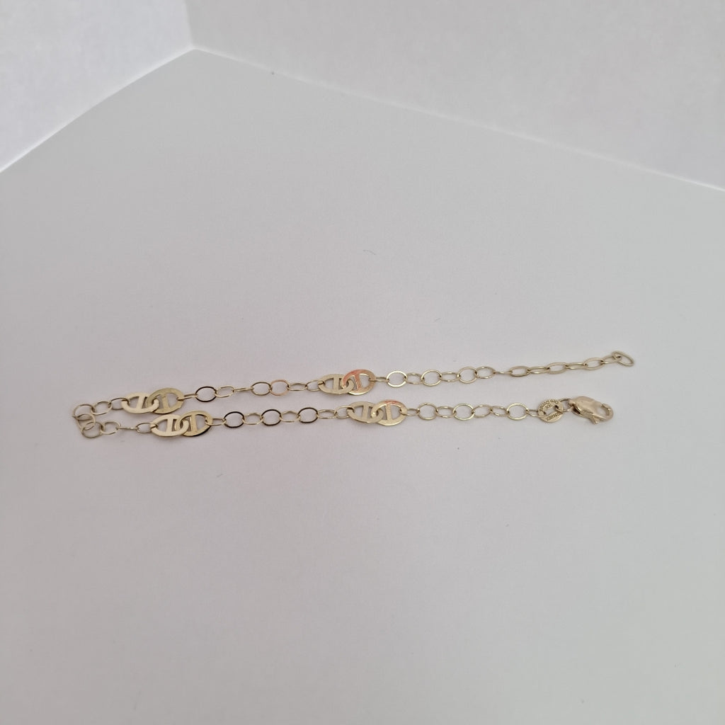 PULSERA ESPECIAL 14K 21 CM 1.9 GR (NUEVO)
