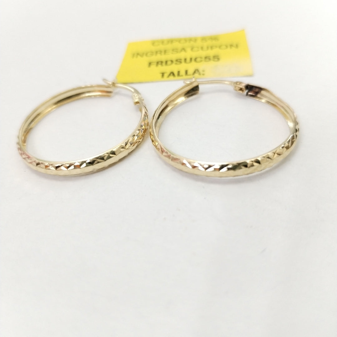 ARRACADAS PAR ORO 14 K 1,70 GRMS (SEMINUEVO)