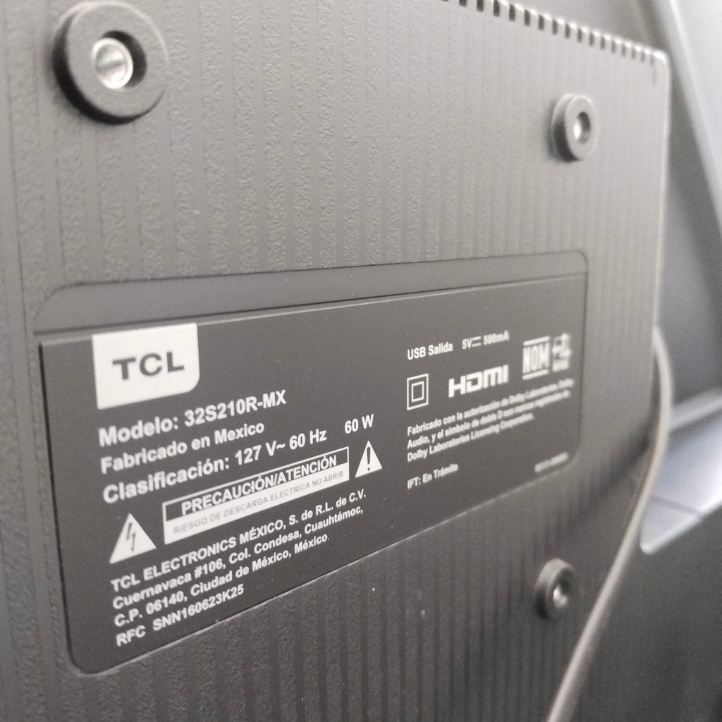 PANTALLA TCL 32S210R-MX (2023) 32" LED HD (SEMINUEVO)