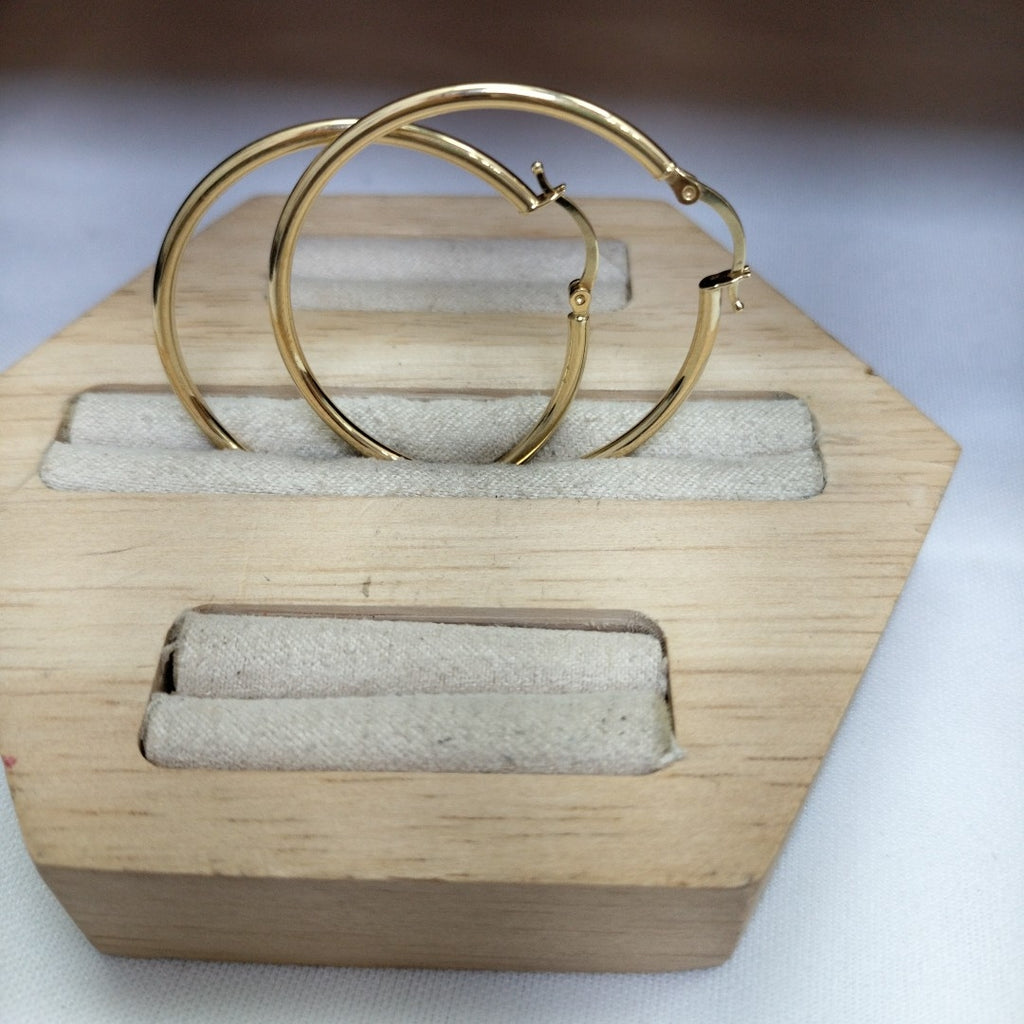 ARRACADAS PAR ORO 14 K 1,80 GRMS (SEMINUEVO)