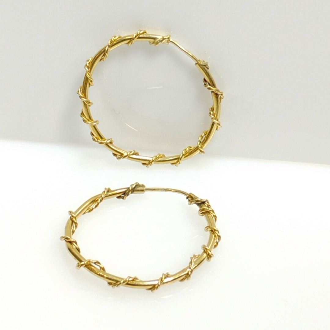 ARRACADAS PAR ORO 10 K 2,20 GRMS (SEMINUEVO)