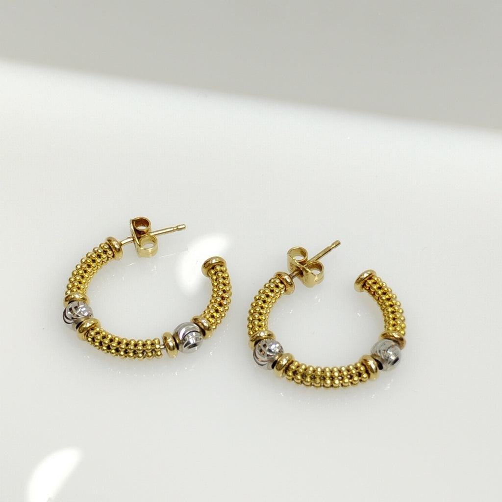 ARETES PAR ORO 14 K 4,10 GRMS (SEMINUEVO)