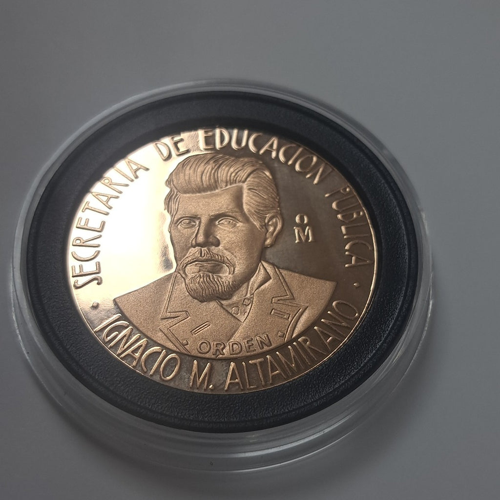 MEDALLA CONMEMORATIVA ORO 21 K 42,00 GRMS (SEMINUEVO)