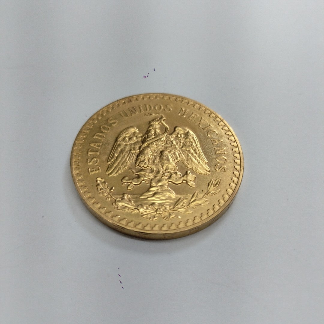 K1 41.6 GRMS 21 K IDENTIFICACIÓN MONEDA NOMINATIVA MONEDAS PESOS 50 PES (SEMINUEVO)