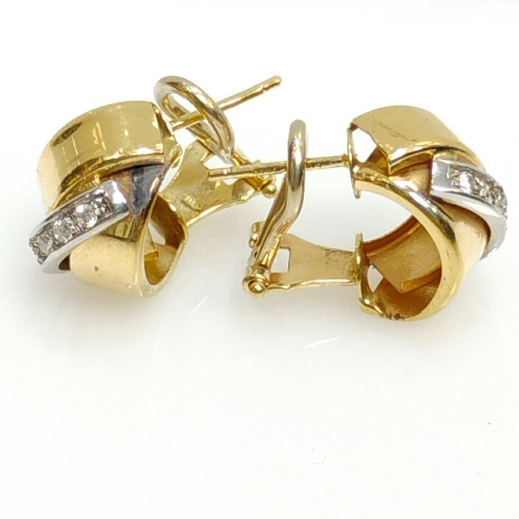ARETES PAR ORO 14 K 5,10 GRMS (SEMINUEVO)