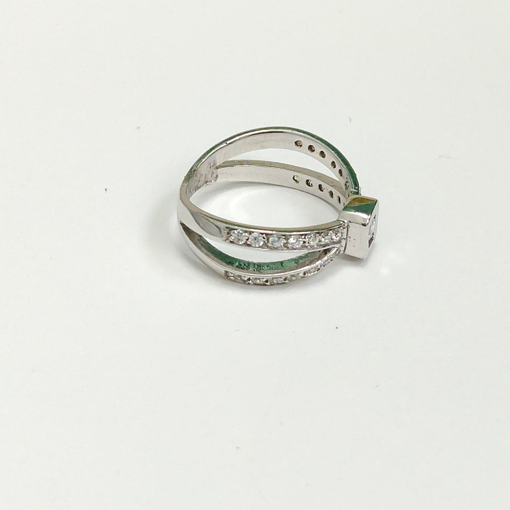 ANILLITO ORO BLANCO 14 K 4,40 GRMS (SEMINUEVO)