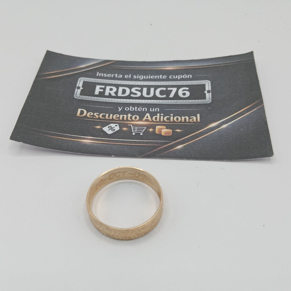 ARGOLLA ORO 14 K 2.4 GRMS (SEMINUEVO)