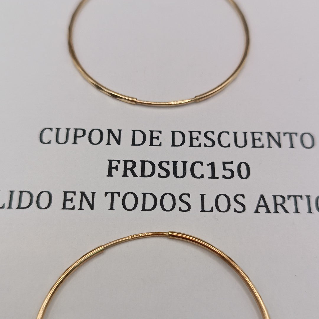 ARRACADAS PAR ORO 10 K 1.9 GRMS (SEMINUEVO)
