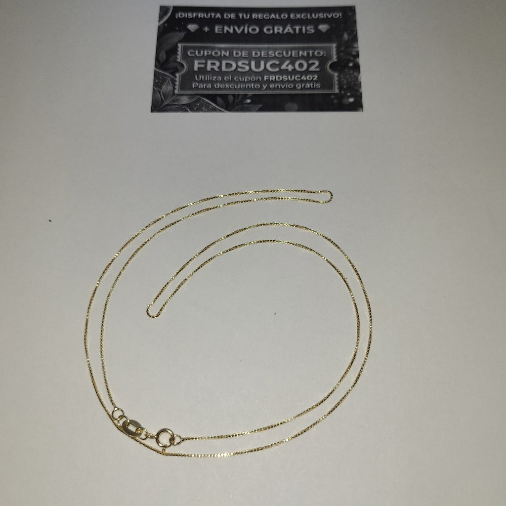 CADENA VENECIANO 14K 55 CM 1.8 GR (NUEVO)