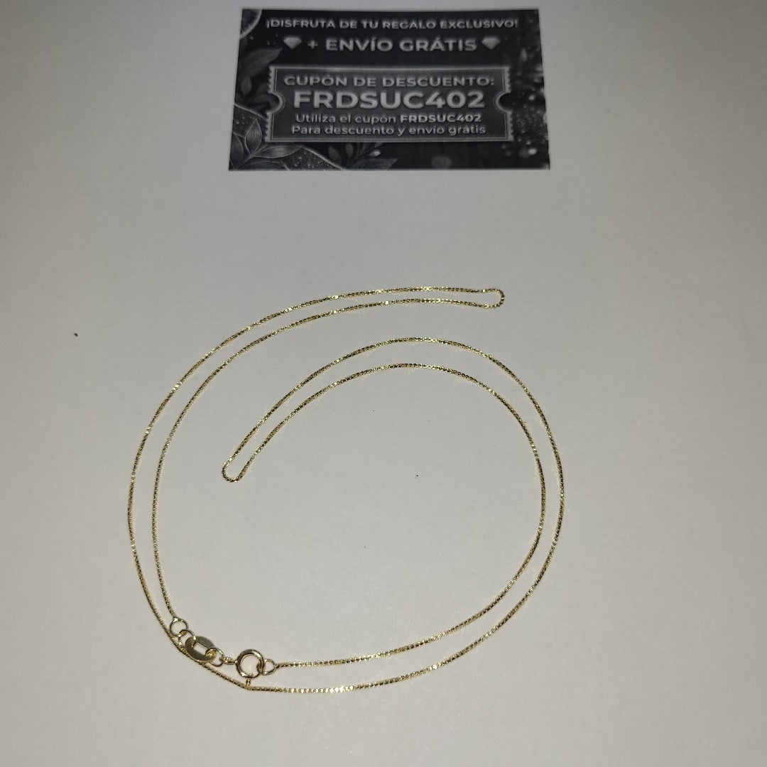 CADENA VENECIANO 14K 55 CM 1.8 GR (NUEVO)