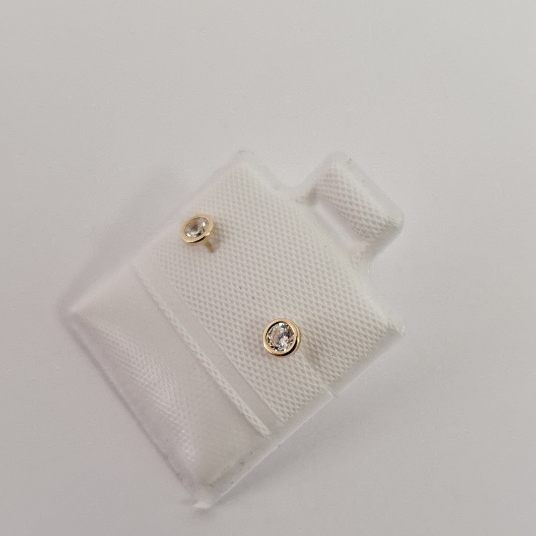 BROQUELES BROQUEL C CIRCONIA 14K 0.1501 GR (NUEVO)