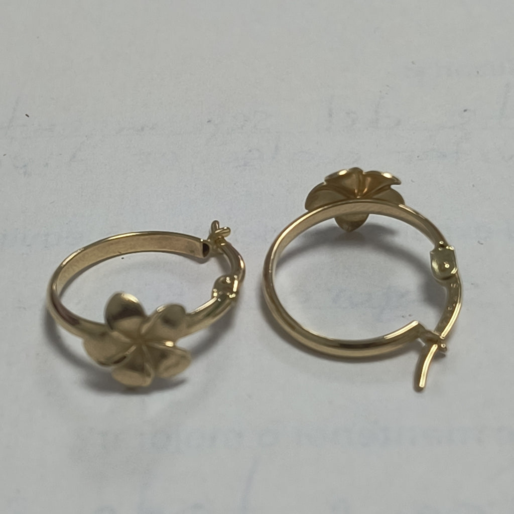ARRACADAS PAR ORO 14 K 1.5 GRMS (SEMINUEVO)