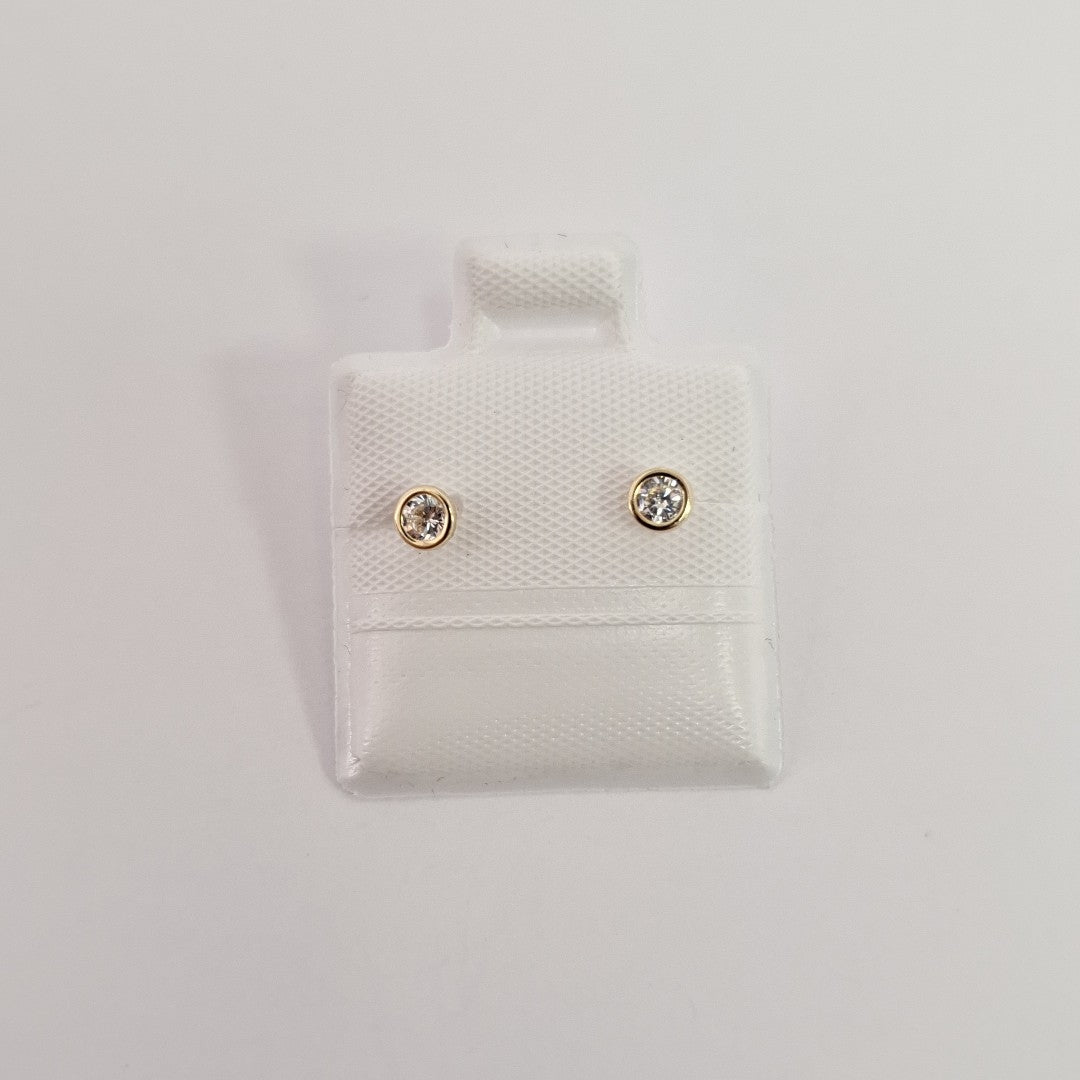 BROQUELES BROQUEL C CIRCONIA 14K 0.1501 GR (NUEVO)