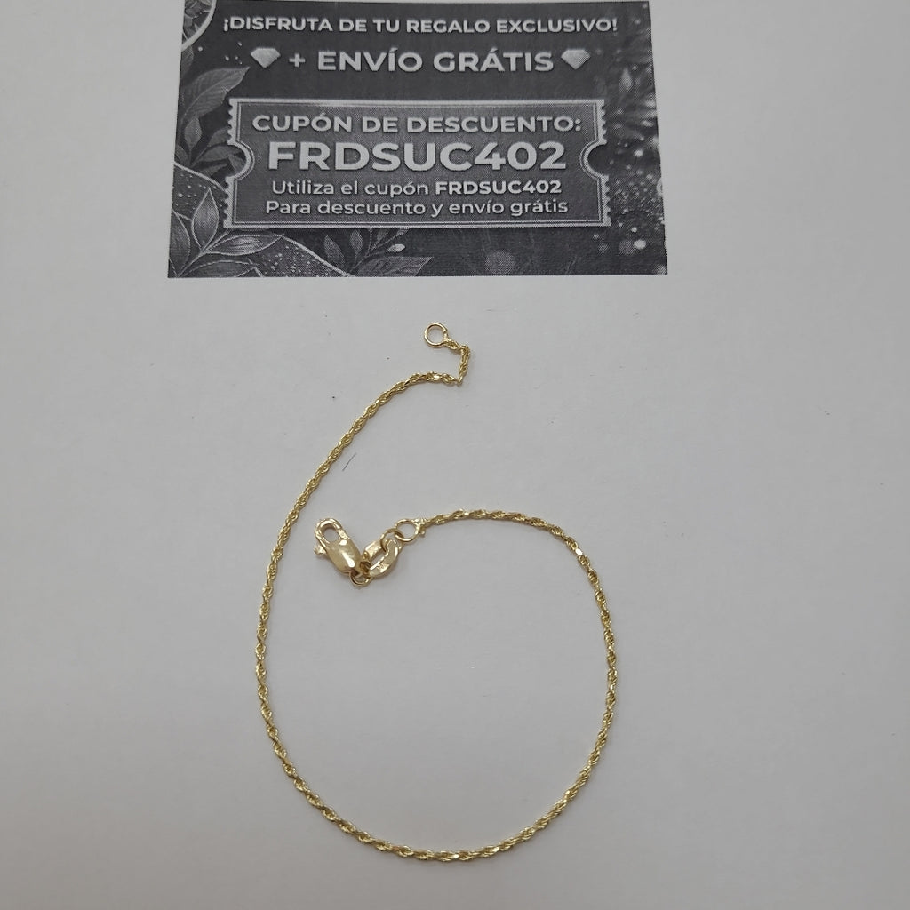 PULSERA TORZAL 14K 18 CM 1.3 GR (NUEVO)