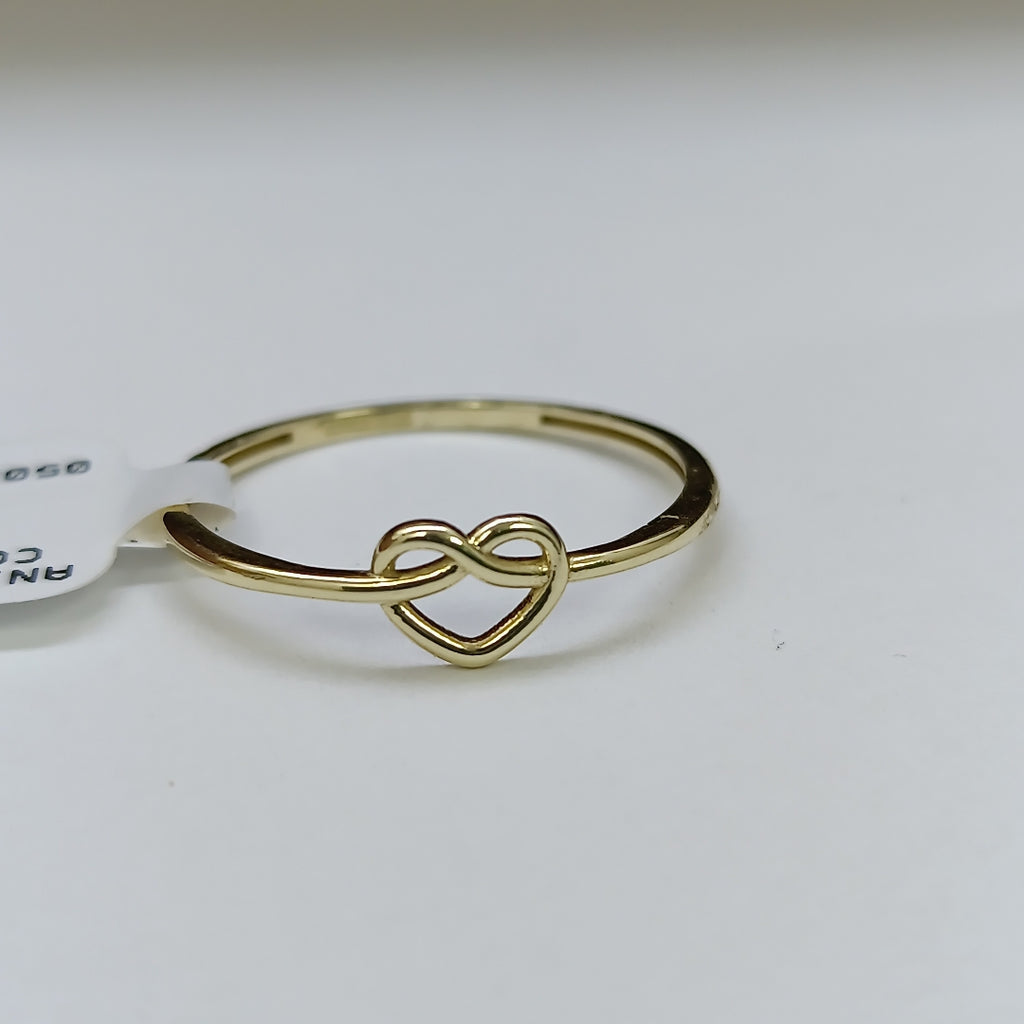 ANILLOS ANILLITO FIG CORAZON 10K TALLA 9 0.9 GR (NUEVO)