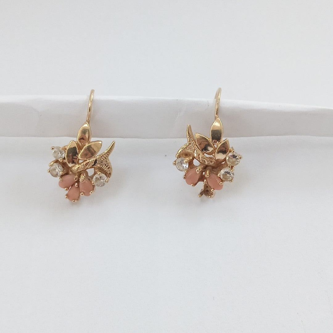 ARETES PAR ORO 14 K 2.6 GRMS (SEMINUEVO)