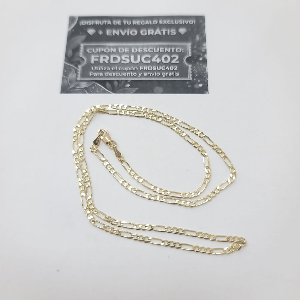 CADENA 3X1 14K 50 CM 4.5 GR (NUEVO)
