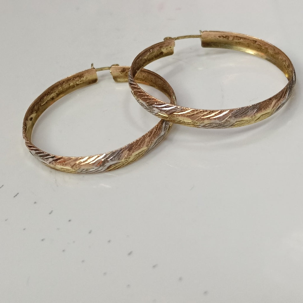 ARRACADAS PAR ORO 14 K 3.8 GRMS (SEMINUEVO)