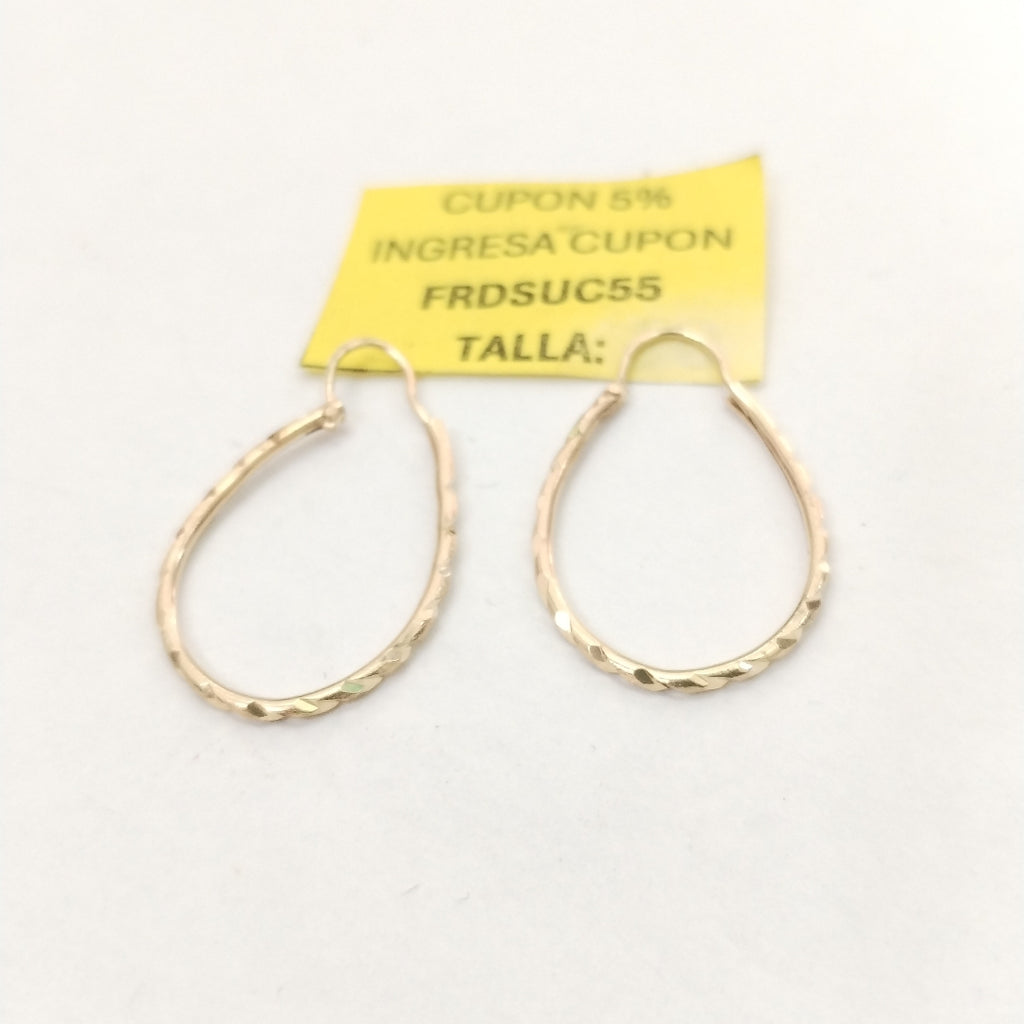 ARRACADAS PAR ORO 14 K 1,50 GRMS (SEMINUEVO)