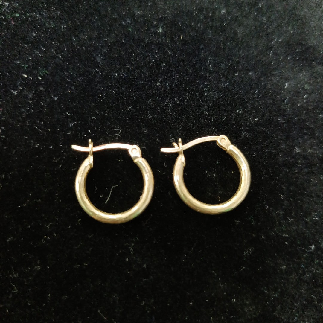 ARRACADAS PAR ORO 14 K 1.3 GRMS (SEMINUEVO)