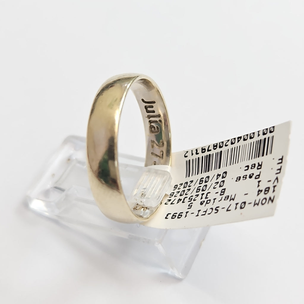 ANILLO ORO, ORO BLANCO 14 K 4.6 GRMS (SEMINUEVO)
