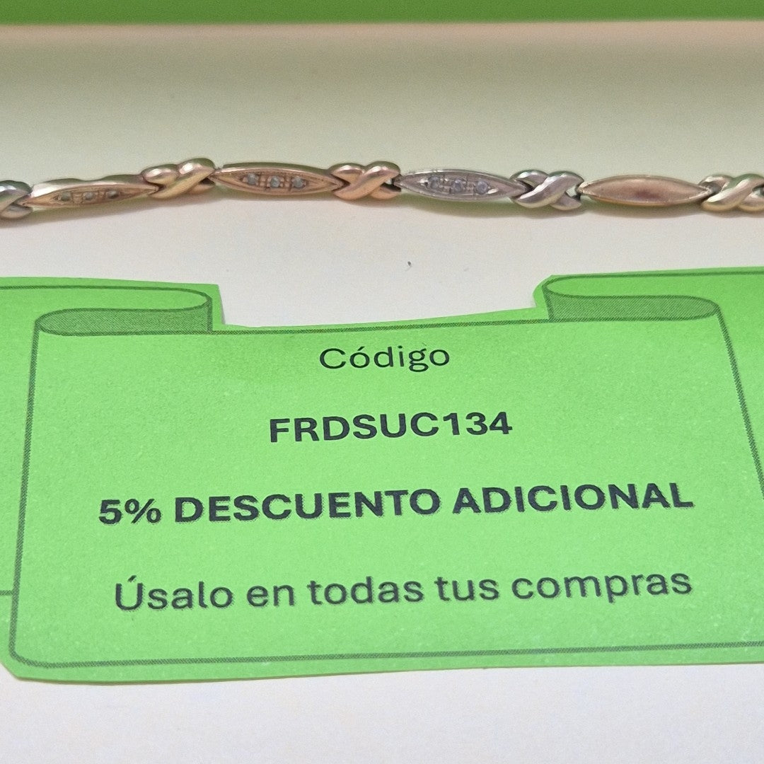 PULSERA RIGIDA ORO 10 K 5.5 GRMS (SEMINUEVO)