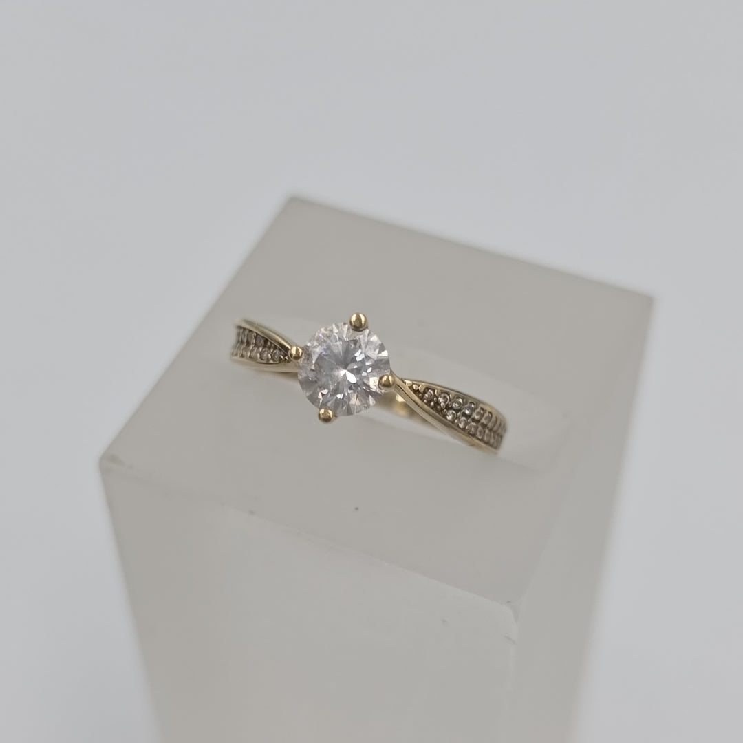ANILLO ORO 10 K 2,20 GRMS (SEMINUEVO)